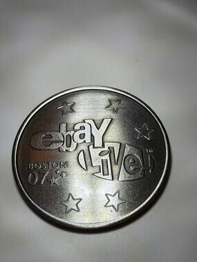 ebay Live City Of Boston 2007 Event Coin Token Medal Letter O From Ebaylive